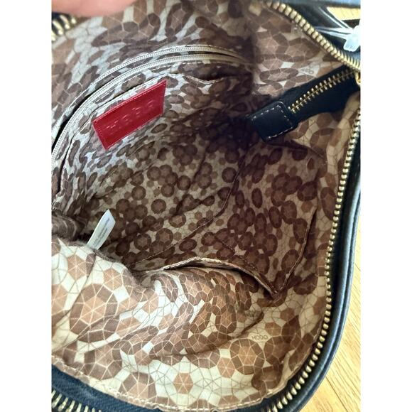 HOBO Merrin Convertible Pebble Leather Backpack Shoulder Bag Black - Picture 6 of 9